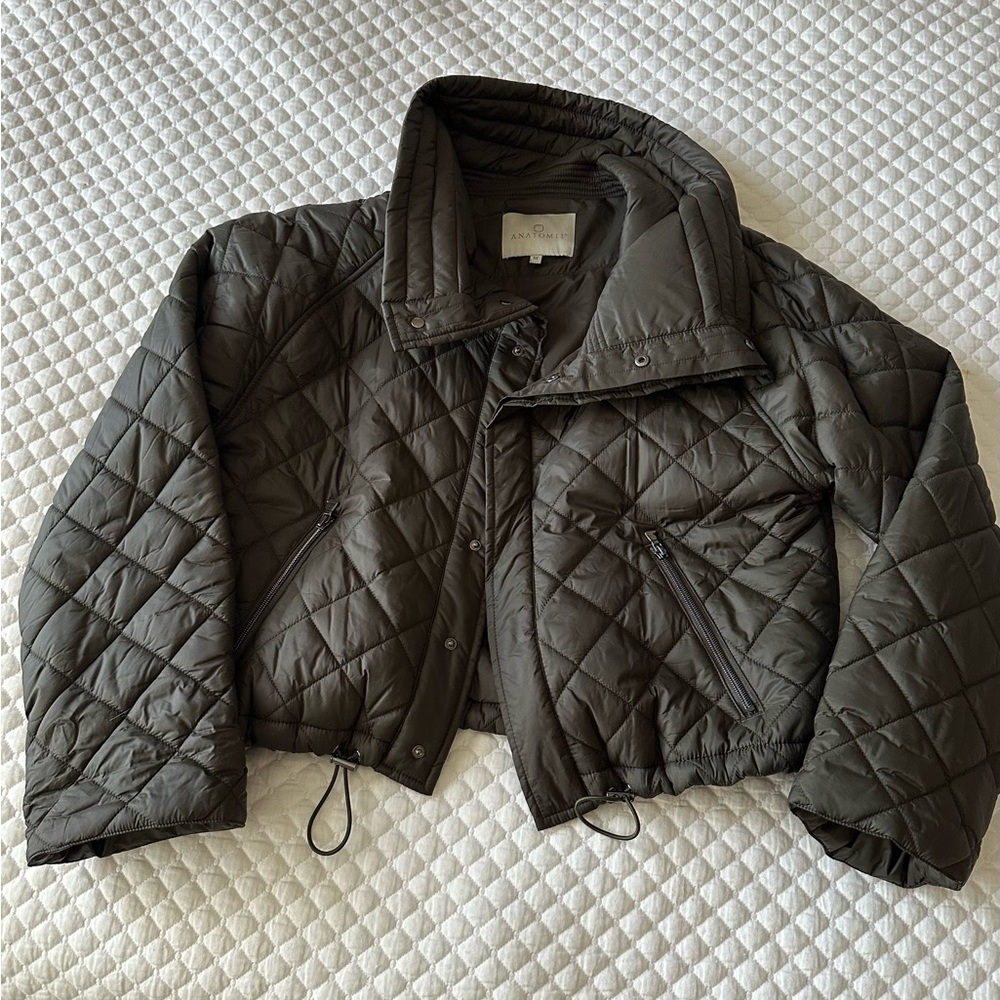 Anatomie NWOT Olive Quilted Jacket